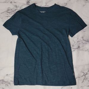 DepartWest Men's Teal/Black Heathered Short Sleeve Tee